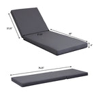 Christopher Knight Home - Set di Chaise Longue da Esterno in Acacia Johnson