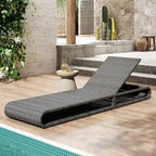 Christopher Knight Home- Silas Sdraio Prendisole da Esterno in Rattan Sintetico