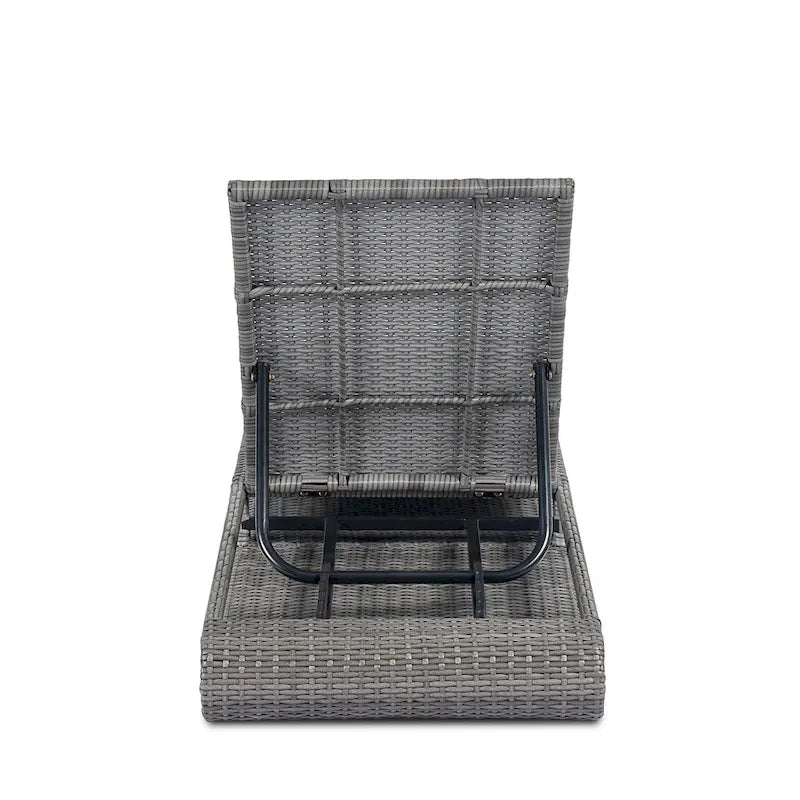 Christopher Knight Home- Silas Sdraio Prendisole da Esterno in Rattan Sintetico