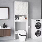 Mobiletto salvaspazio da bagno da posizionare sopra il WC