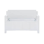 Migdalia Flip Top Slat Back Storage Entryway Bench