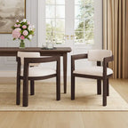 Sedia da pranzo moderna e sofisticata Conrad con braccioli di Christopher Knight Home
