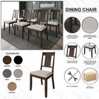 Set da pranzo da 7 pezzi in legno CraftPorch Classic