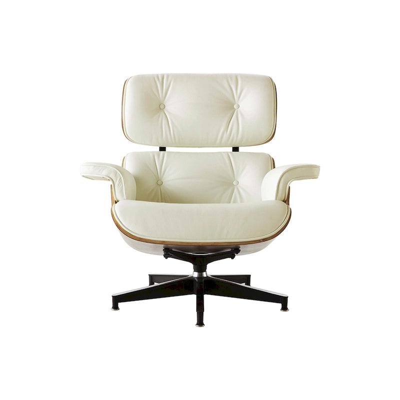 Poltrona reclinabile Mid-Century Modern in pelle