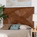 Testiera Indipendente in Rattan Elettra bali & pari King: Realizzata a Mano, Nessun Montaggio, Design Bohémien