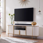 Mobile TV di lusso moderno, Centro intrattenimento, con piano effetto marmo