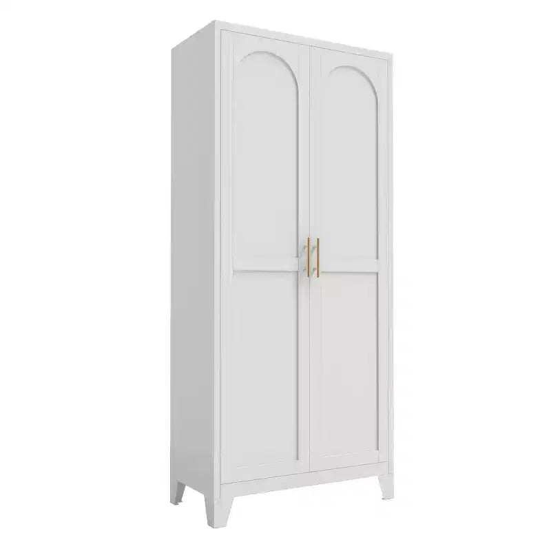 Homy Casa Mobile Contenitore a 4 Ante con Pannelli in Rattan e Ripiani Regolabili per Soggiorno, Sala da Pranzo o Ingresso, Nero e Naturale