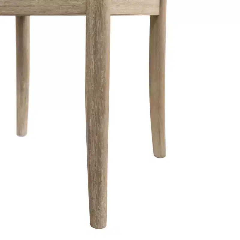 Lot de 2 chaises d'appoint en bois à dossier en X Keaton Beach - Picket House Furnishings : Modernes du milieu du siècle, structure en bois massif