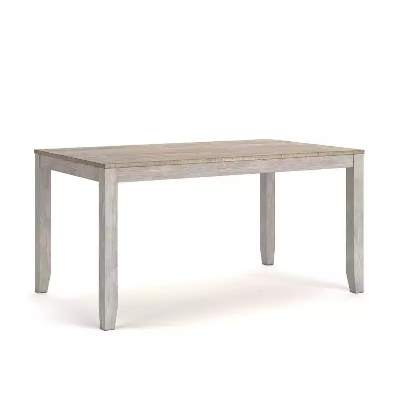 Signature Design by Ashley Ensemble de table de salle à manger Skempton, 7 pièces, brun clair : table rectangulaire moderne, 6 places, non extensible