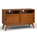 Tall Tierney TV Stand for TVs up to 60" with Sliding Doors & Cable Management - WyndenHall