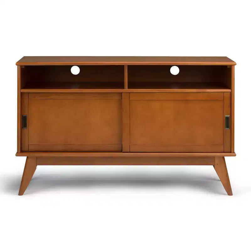 Tall Tierney TV Stand for TVs up to 60" with Sliding Doors & Cable Management - WyndenHall