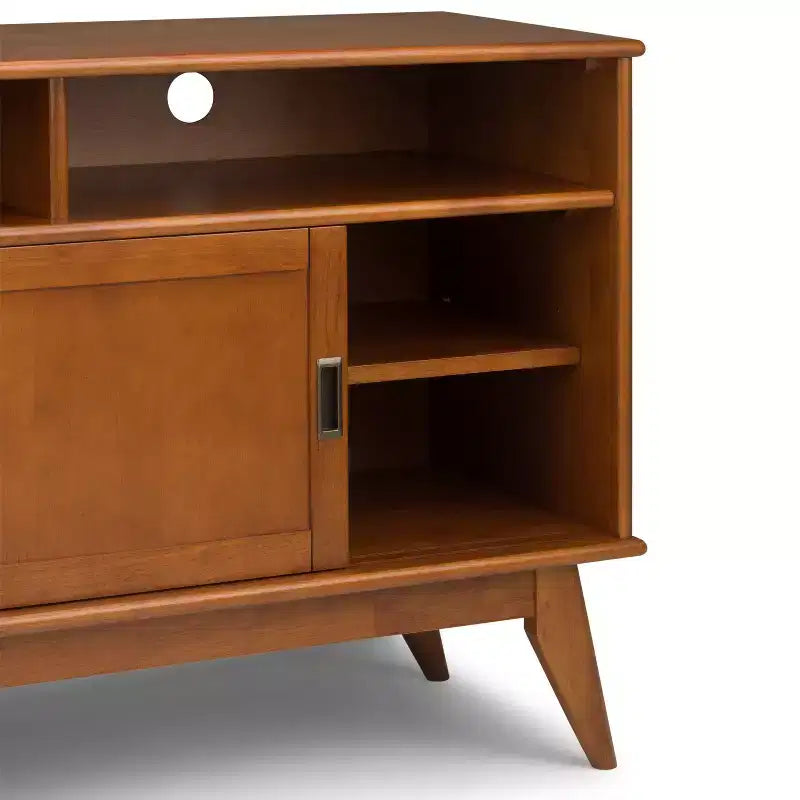 Tall Tierney TV Stand for TVs up to 60" with Sliding Doors & Cable Management - WyndenHall