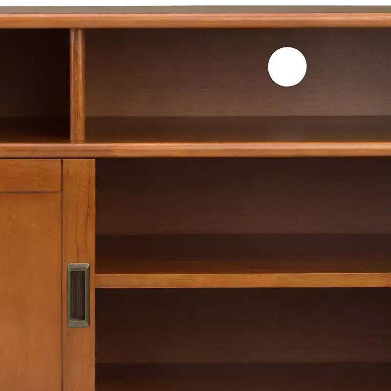 Tall Tierney TV Stand for TVs up to 60" with Sliding Doors & Cable Management - WyndenHall