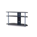 Orbit and Silver TV Stand for TVs up to: Contemporary Design, Cable Management, Fits 40" TV - Baxton Studio