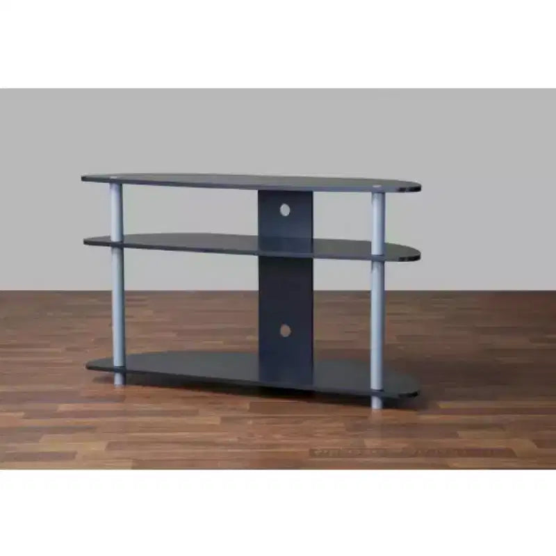 Orbit and Silver TV Stand for TVs up to: Contemporary Design, Cable Management, Fits 40" TV - Baxton Studio