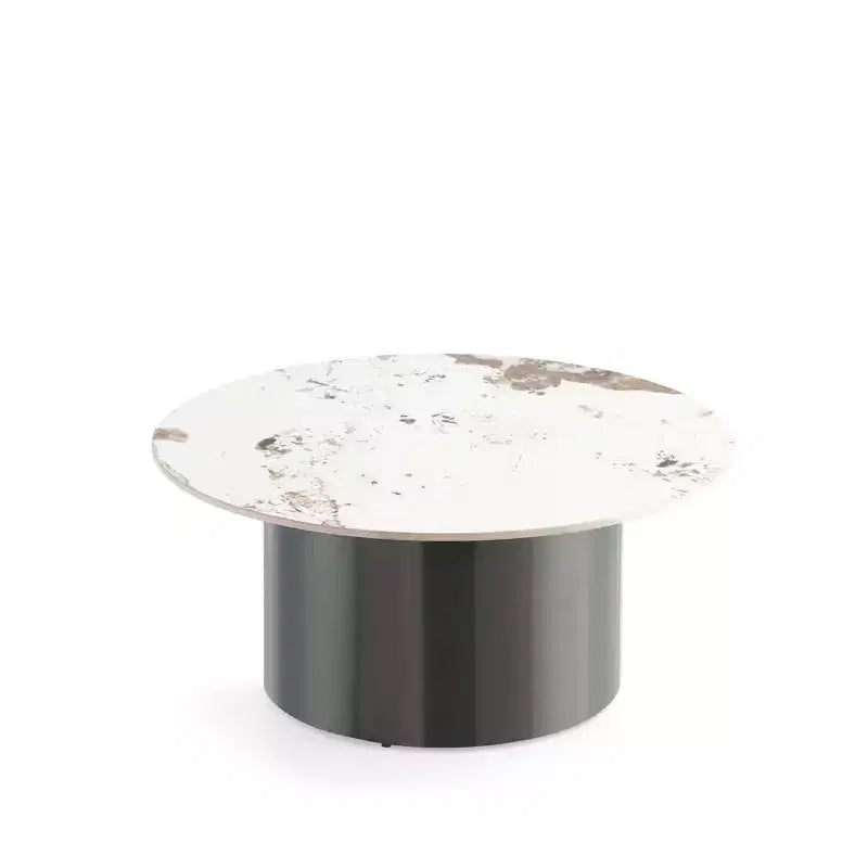 Manhattan Comfort Alondra Sintered Stone Top Coffee Table Black
