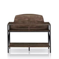 Camie Console Table Reclaimed Oak - miBasics: Sturdy Entryway Furniture with Storage Shelves