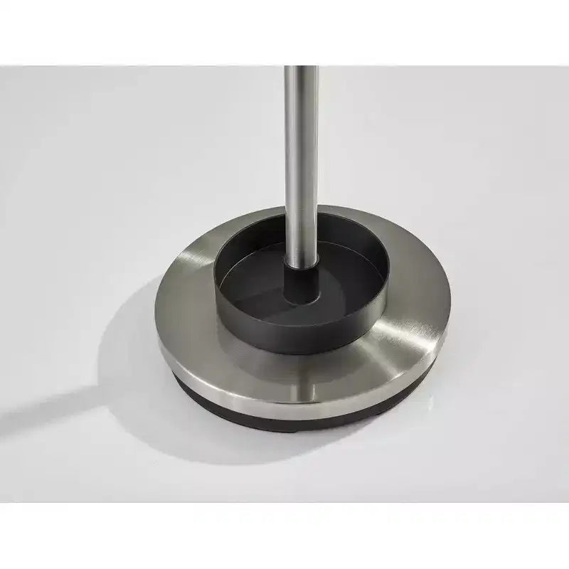 Umbrella Stand & Coat Rack Steel - Adesso: 6 Hooks, Metal Frame, 69" Tall, Water Tray