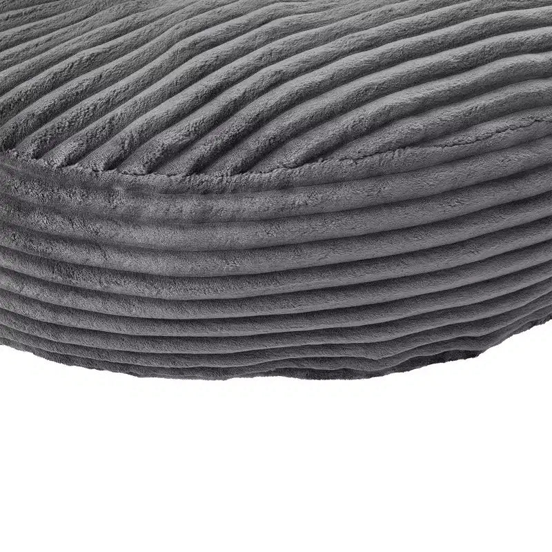 Pouf Divano per Adulti e Bambini, Poltrona Sacco Oversize in Corduroy con 3 Cuscini e Braccioli per Soggiorno e Camera da Letto
