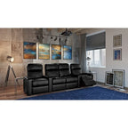 Set di sedute da home theater in pelle Octane Turbo XL700 Power (fila da 4)