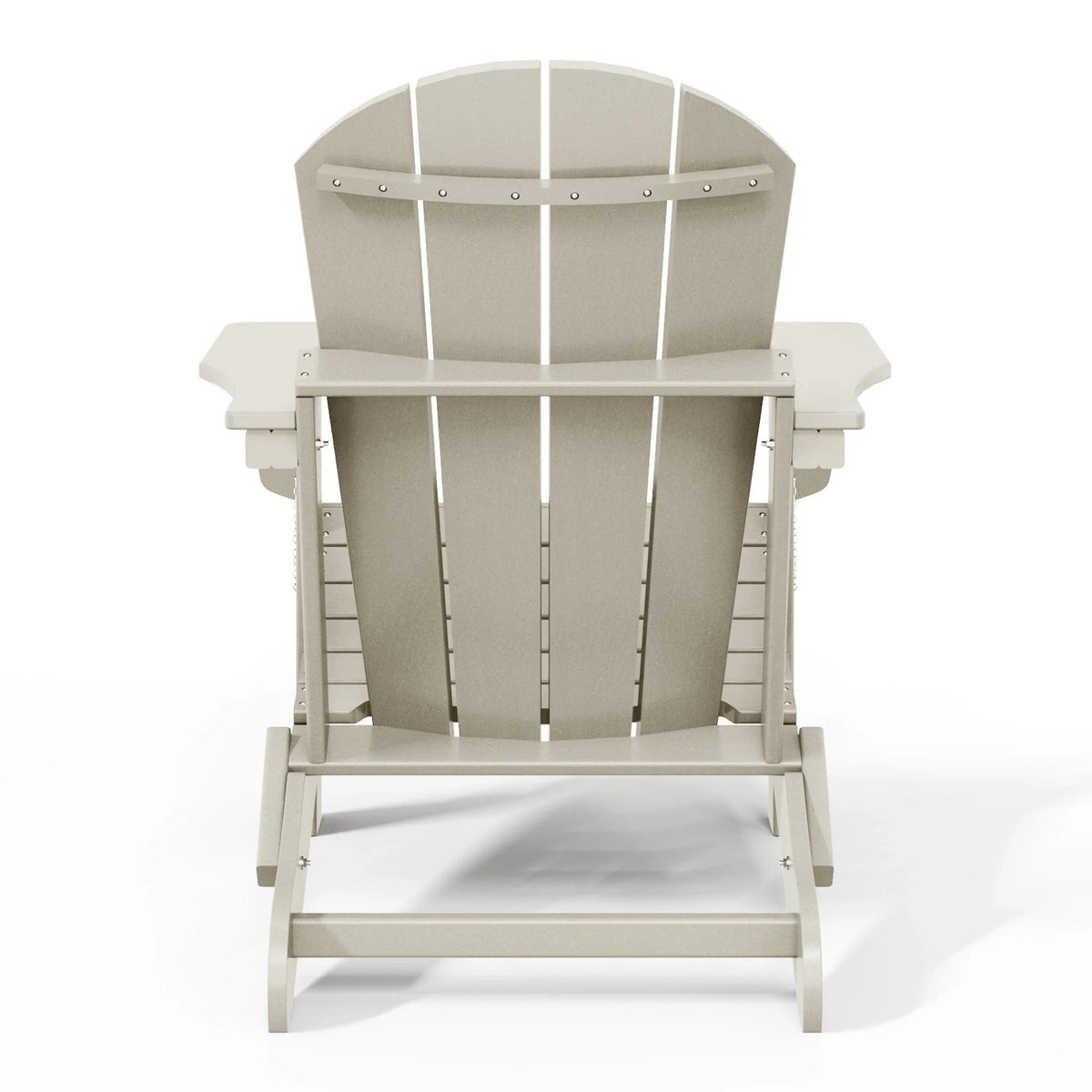 Polytrends Laguna Sedia Adirondack Pieghevole da Esterno per Patio Resistente allo Sbiadimento e alle Intemperie