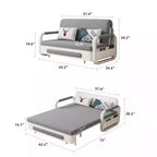 Divano letto Luck Live Modern da 158 cm, multifunzionale con contenitore