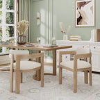 Sedia da pranzo moderna e sofisticata Conrad con braccioli di Christopher Knight Home