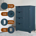Mobiletto contenitore da bagno VEIKOUS con 4 cassetti