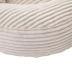 Pouf Divano per Adulti e Bambini, Poltrona Sacco Oversize in Corduroy con 3 Cuscini e Braccioli per Soggiorno e Camera da Letto