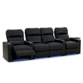 Set di sedute da home theater in pelle Octane Turbo XL700 Power (fila da 4)