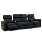 Set di sedute da home theater in pelle Octane Turbo XL700 Power (fila da 4)