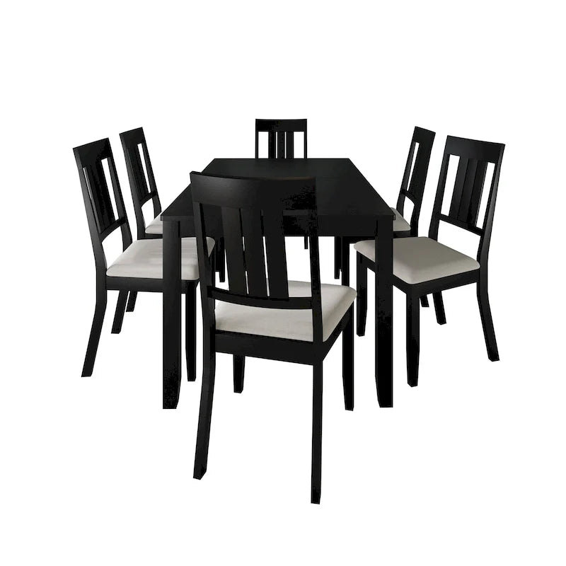 Set da pranzo da 7 pezzi in legno CraftPorch Classic