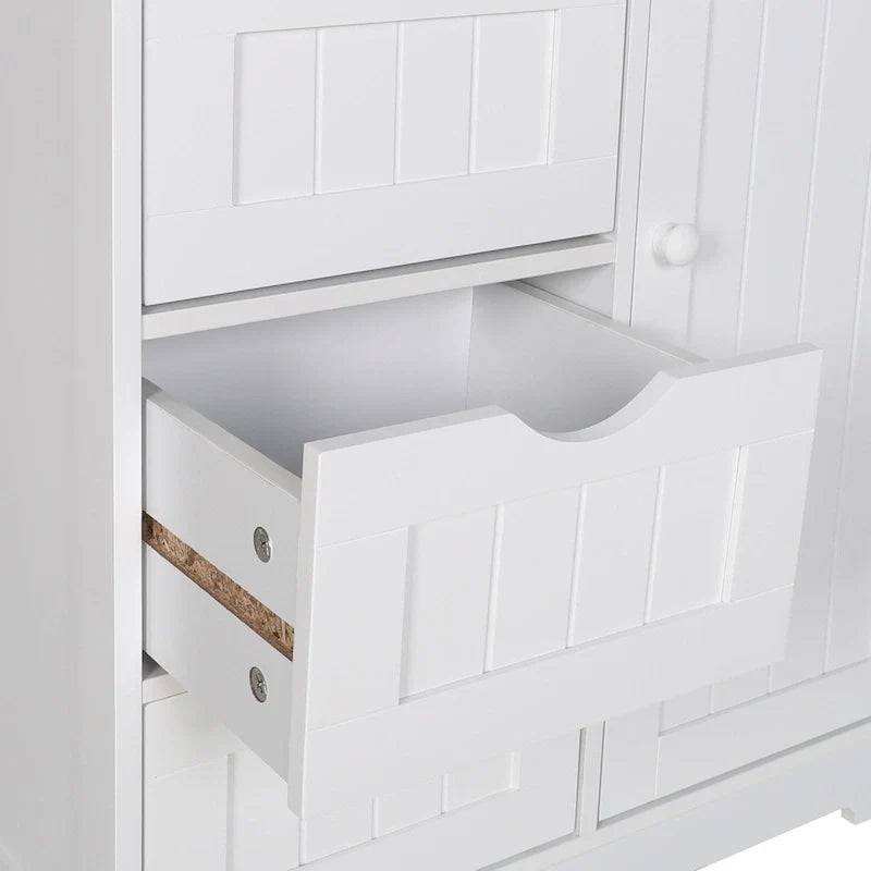 Mobiletto contenitore da bagno VEIKOUS con 4 cassetti