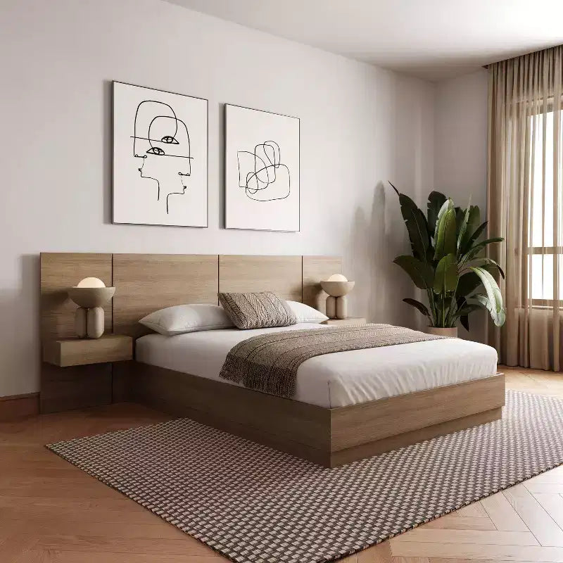 Set camera da letto Nexera Milano 4 pezzi queen size