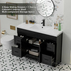 Mobile bagno 30/36/48 Wavy Line con lavabo e rubinetto