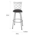 Sgabelli girevoli regolabili in altezza Simple Living Alyssa (set da 3)