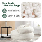 Poltrona Divano Pigro Rotondo – Bianco/Blu/Grigio/Giallo/Arancione/Rosarossa/Blu Scuro/Verde, Posto Singolo e Coppia