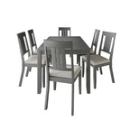 Set da pranzo da 7 pezzi in legno CraftPorch Classic