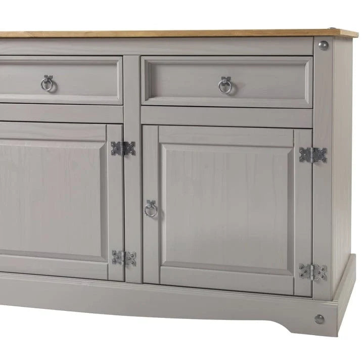 65 Credenza da buffet in legno stile rustico - Collezione Corona