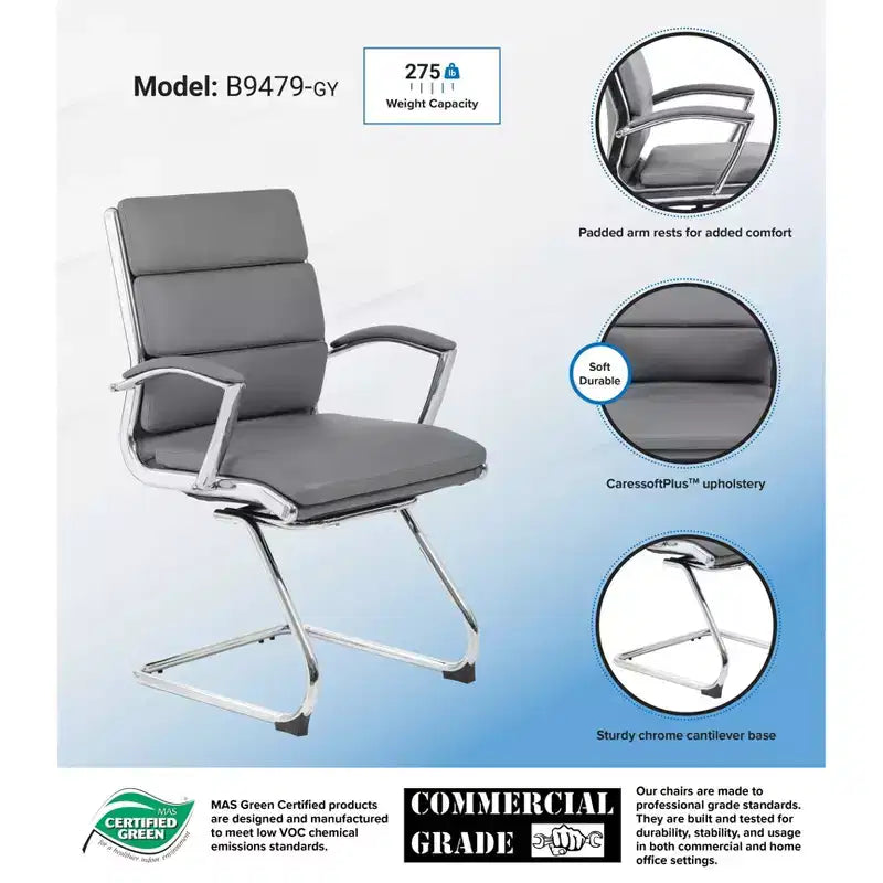 Contemporary Executive Guest Chair - Boss Office Products