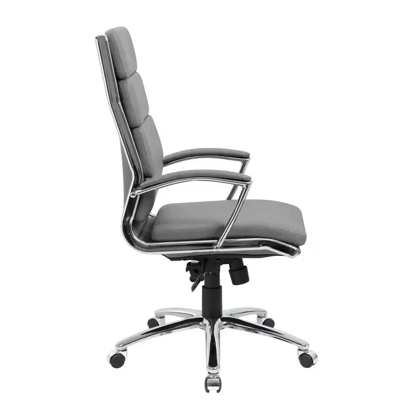 Contemporary Striped Executive Office Chair - Boss Office Products