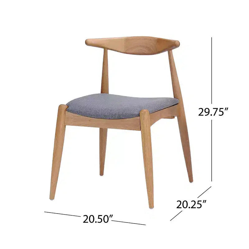 Set of 2 Francie Mid Century Dining Chairs - Christopher Knight Home