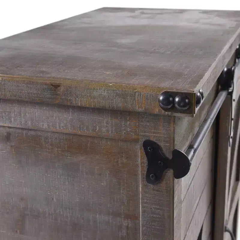Presley Side Cabinet with Barn Door - StyleCraft