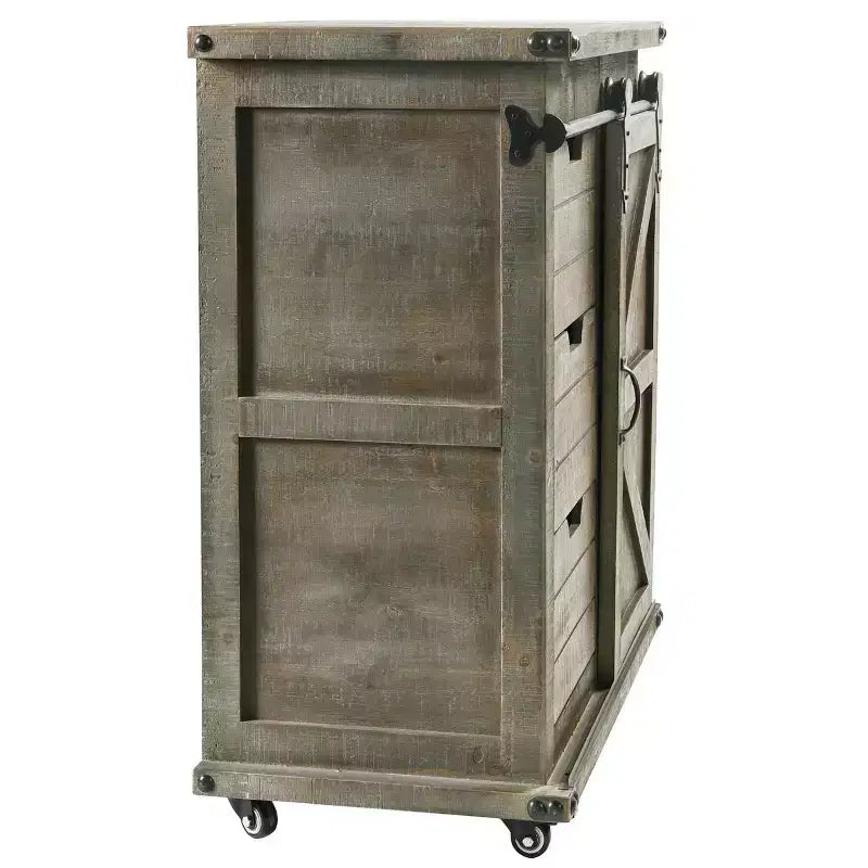 Presley Side Cabinet with Barn Door - StyleCraft