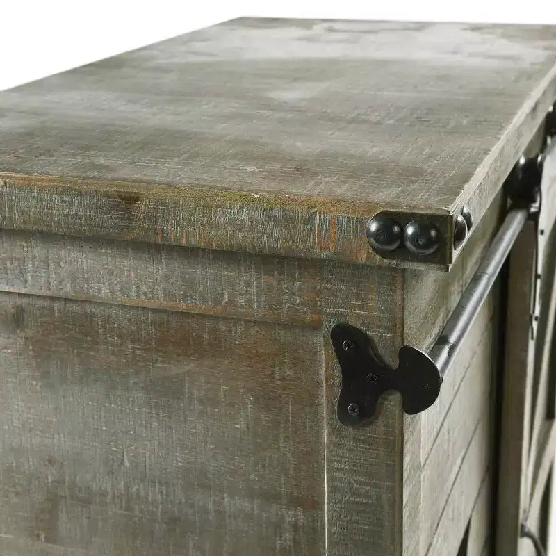 Presley Side Cabinet with Barn Door - StyleCraft