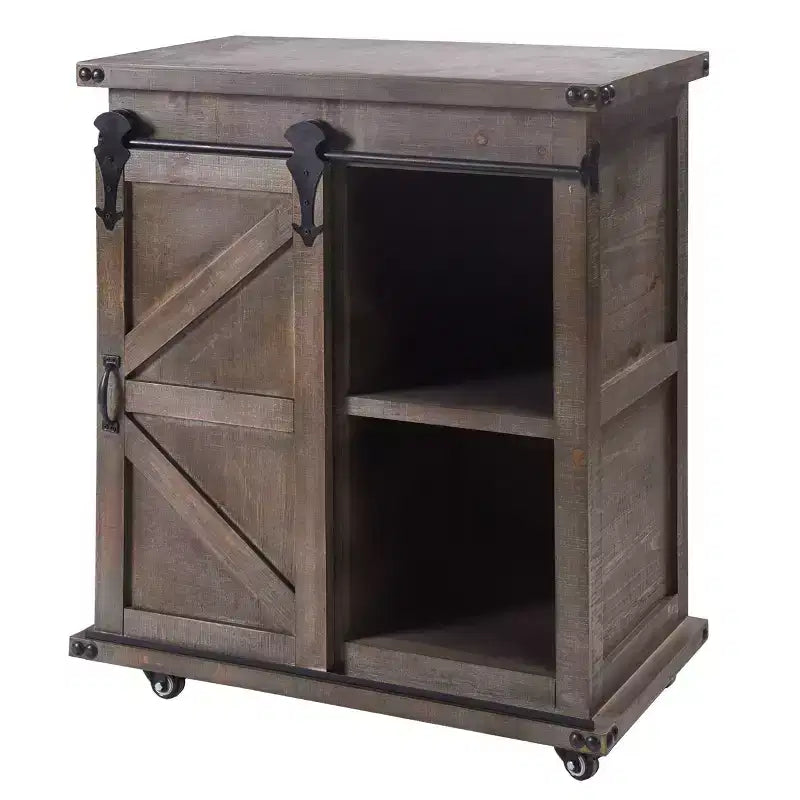 Presley Side Cabinet with Barn Door - StyleCraft