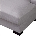 Divano letto chaise longue oversize moderno metà secolo con cuscino