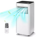 Condizionatore Portatile 3-in-1 Costway 8000 BTU con Ventilatore Deumidificatore e Modalità Sonno