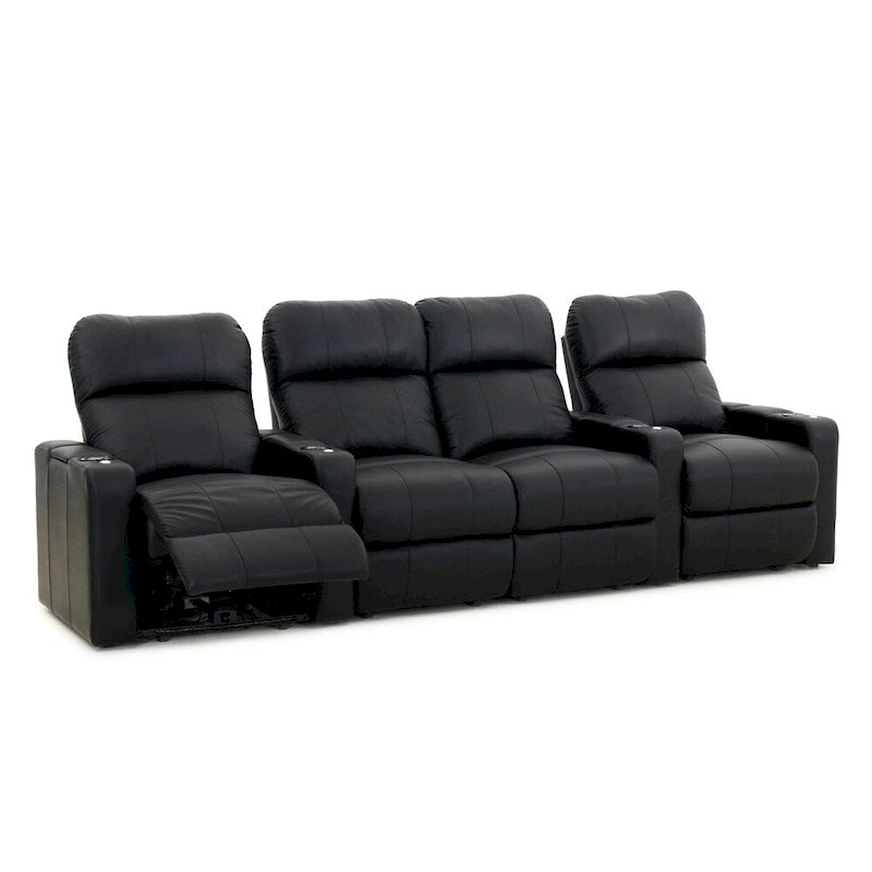 Set di sedute da home theater in pelle Octane Turbo XL700 Power (fila da 4)