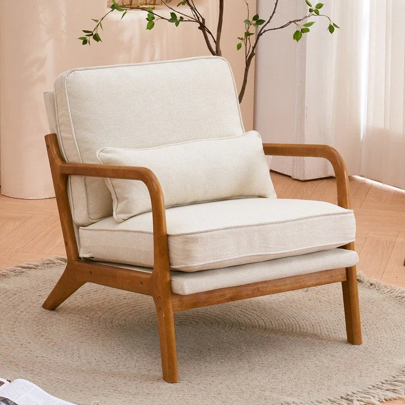 Poltrona imbottita Mid-Century Modern